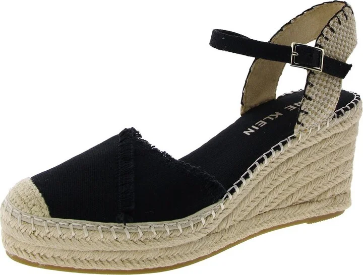 LAKEN Womens Espadrille Ankle strap Wedge Heels
