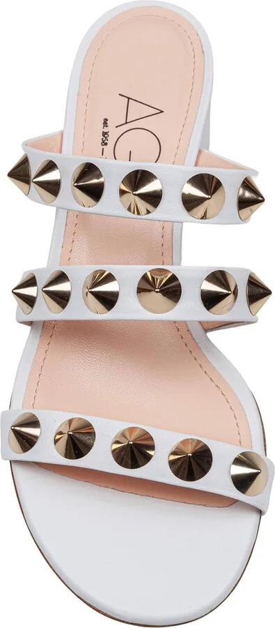 Lala Spike Sandal In Leather With Applied Studs - Image 2