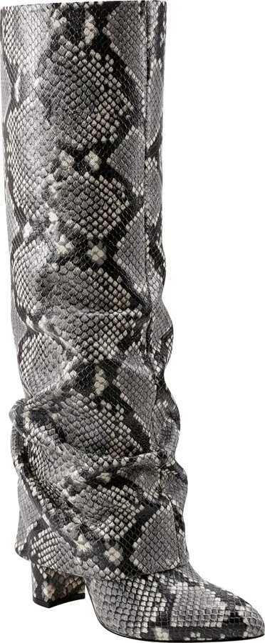 Lalita Foldover Shaft Pointed Toe Knee High Boot