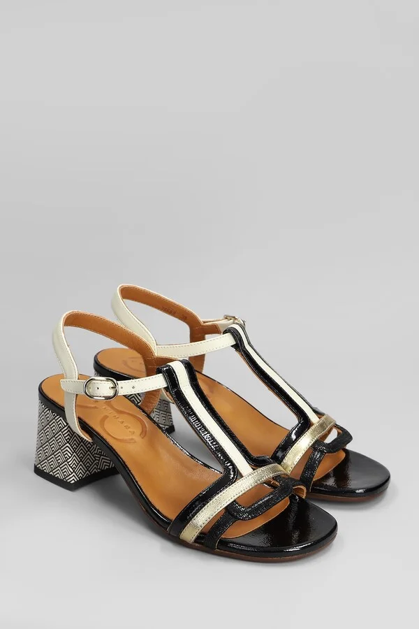 Laluce Sandals In Black Leather - Image 2