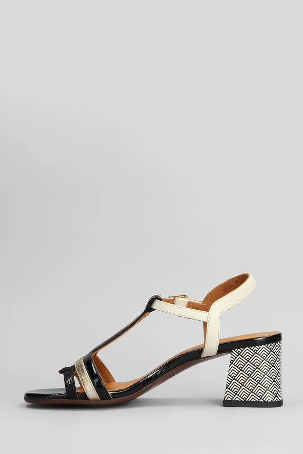 Laluce Sandals In Black Leather - Image 3