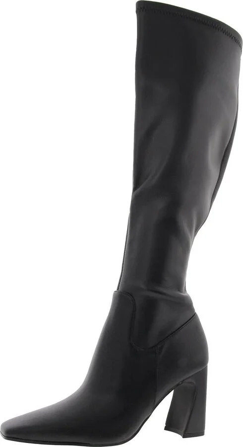 LamarcaWC Womens Solid Man Made Knee-High Boots