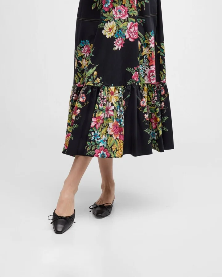 Lambskin Bow Ballerina Mules - Image 11