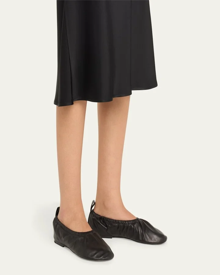 Lambskin Leather Ballerina Flats - Image 2