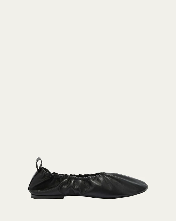 Lambskin Leather Ballerina Flats