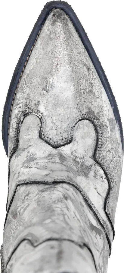 Laminated Leather Ankle Boots - Image 4
