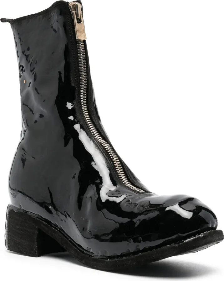 Laminated Leather Boots - Image 2