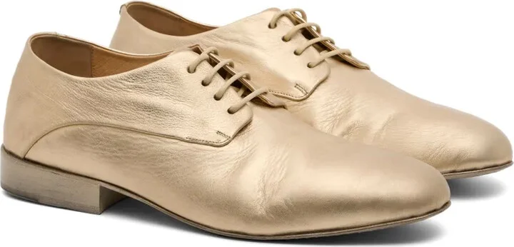 laminated-leather Derby shoes - Image 2