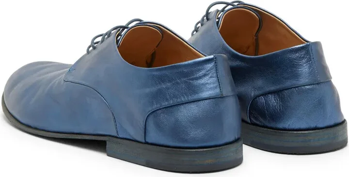 laminated-leather Derby shoes - Image 3