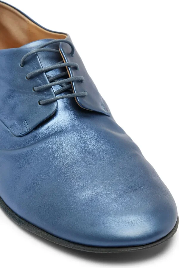 laminated-leather Derby shoes - Image 4
