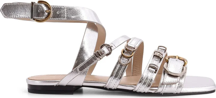 Laminated Leather Sandals - Image 2