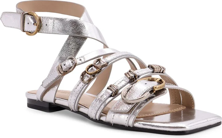 Laminated Leather Sandals - Image 3