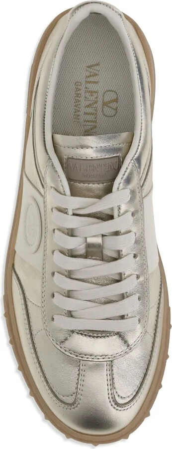 Laminated Leather Upvillage Sneakers - Image 4