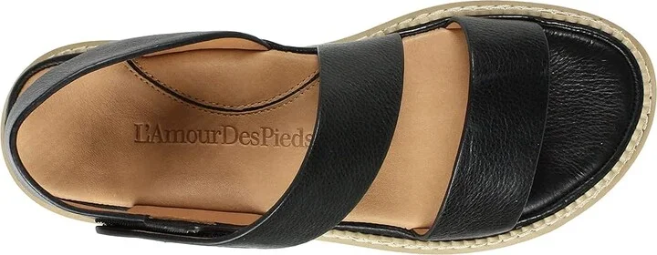 L'Amour Des Pieds Dashiell Women's Shoes Black Lamba : 7.5 M, Leather - Image 2