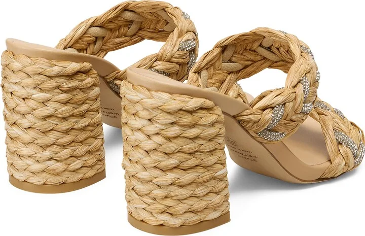 Lana 85 Raffia Slide Sandal - Image 2