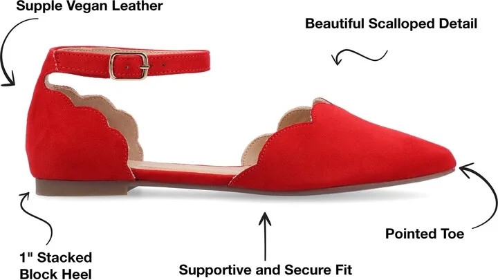 Lana Ankle Strap Flat - Wide Width - Image 8