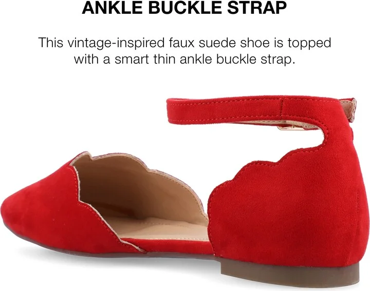 Lana Ankle Strap Flat - Wide Width - Image 11
