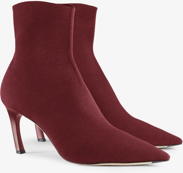 Lana Boot - 3D-Knit - Burgundy - Image 2
