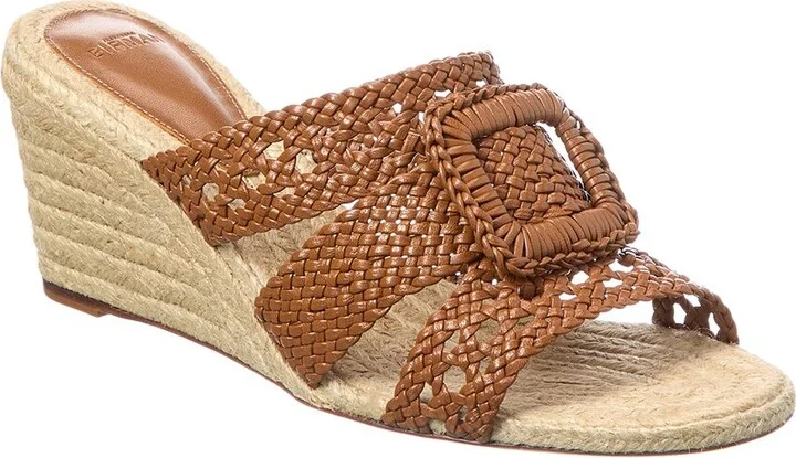 Lana Leather Demi Wedge Sandal