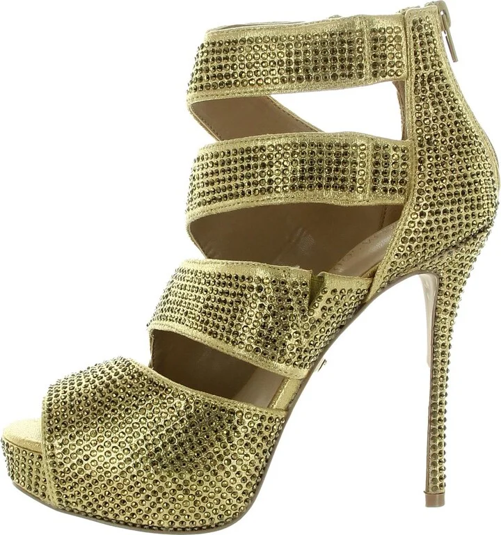 LANA Womens Strappy Manmade Pumps