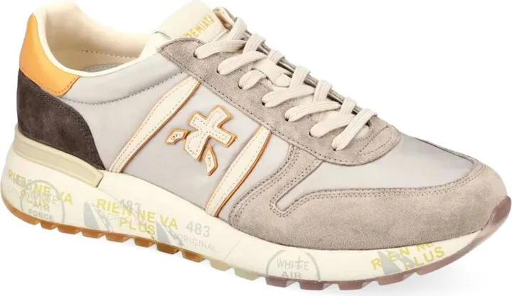 Lander 7202 lace-up suede sneakers - Image 2