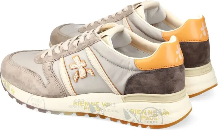 Lander 7202 lace-up suede sneakers - Image 4