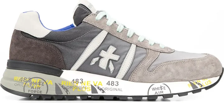 Lander stamped sole sneakers