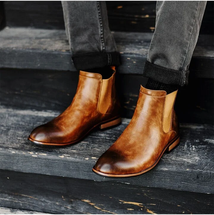 Landon Chelsea Boot - Wide Width - Image 4