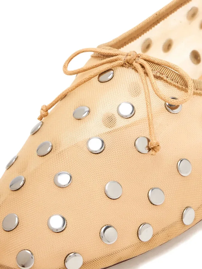 Landon studded-details ballerina flats - Image 4