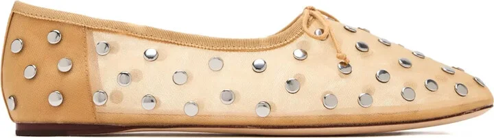 Landon studded-details ballerina flats