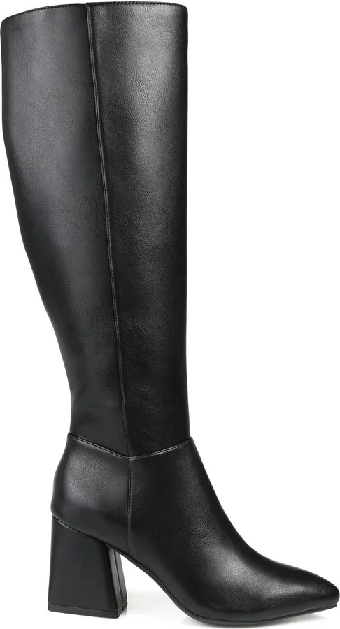 Landree Vegan Leather Block Heel Boot - Image 3