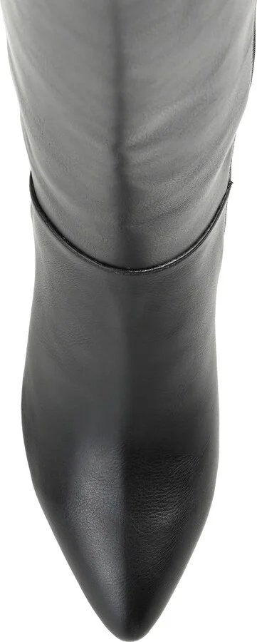 Landree Vegan Leather Block Heel Boot - Image 4