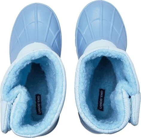 Lands' End Kids Frost Insulated Waterproof Snow Boots - - Cotton Candy - Image 4