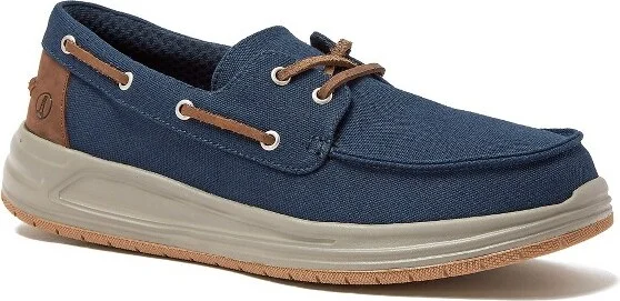 Lands' End Men's Comfort Slip On Boat Shoes - 11 - Navy