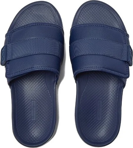 Lands' End Men's Slip On Pool Slides - 10 - Light Graphite - Image 3