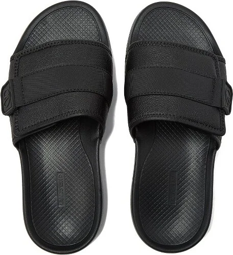 Lands' End Men's Slip On Pool Slides - 10 - Light Graphite - Image 4