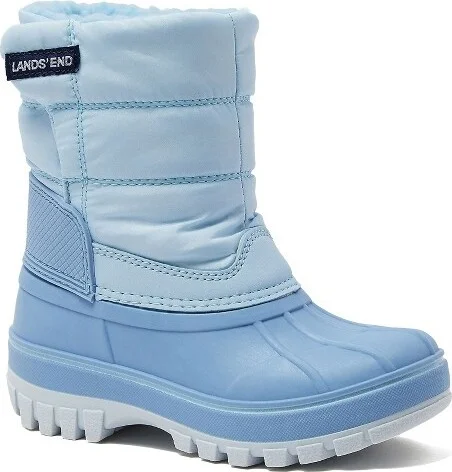 Lands' End Toddlers Frost Insulated Waterproof Snow Boots - - Light Blue