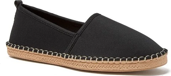Lands' End Women's Espadrille Beach and Water Shoes - 9.5 - Black