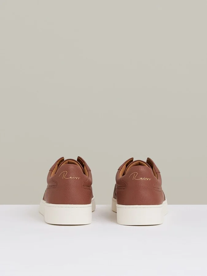 Lane Leather Elasticated-lace Trainers - Image 5