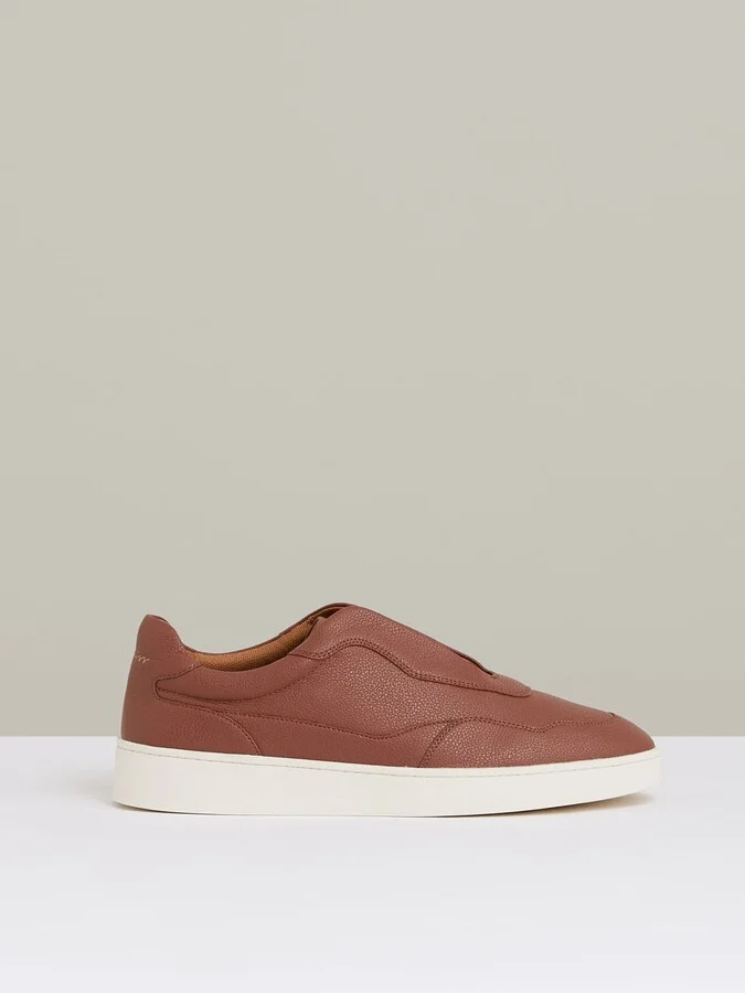Lane Leather Elasticated-lace Trainers