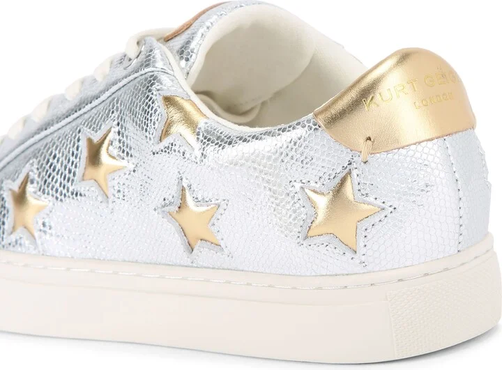 Lane Star Snakeskin Embossed Sneaker - Image 3