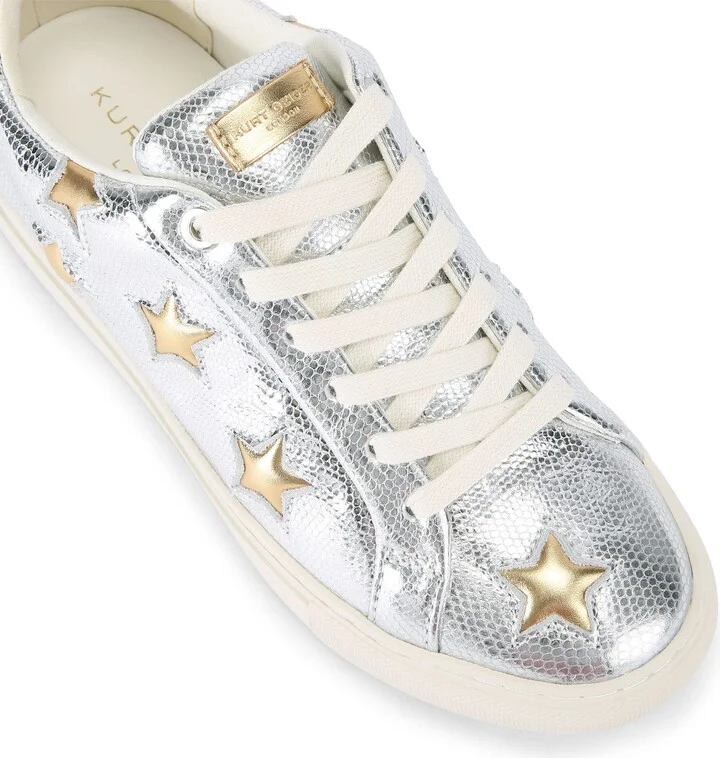 Lane Star Snakeskin Embossed Sneaker - Image 4