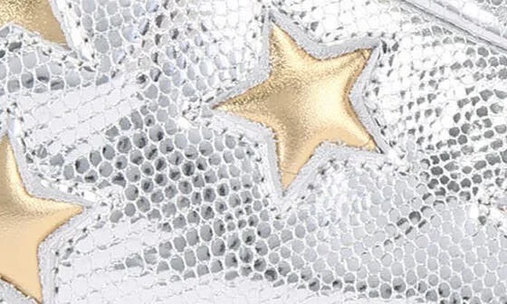 Lane Star Snakeskin Embossed Sneaker - Image 5