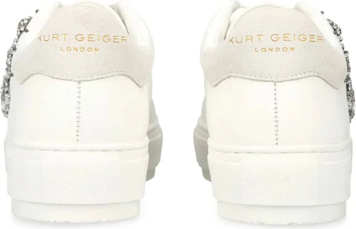 Laney Bow crystal-embellished sneakers - Image 3