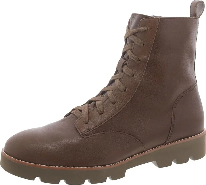 Lani Womens Zipper Lace Up Ankle Boots