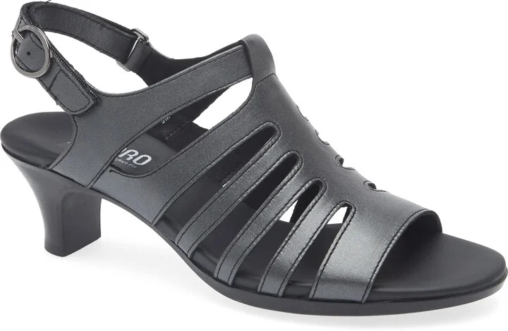 Black Metallic Calf Leather