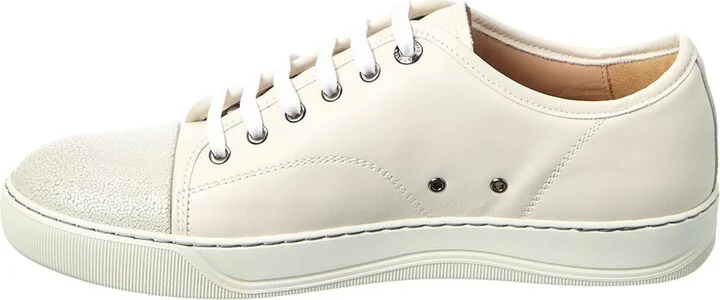 Lanvin Basket Basse Leather Sneaker - Image 2