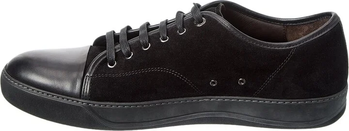 Lanvin Basket Basse Suede & Leather Sneaker - Image 2