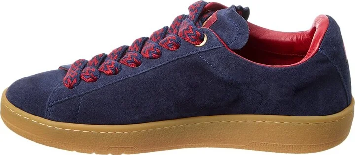 Lanvin Basses Curb Lite Suede Sneaker - Image 2