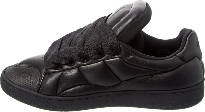 Lanvin Basses Curb Xl Leather Sneaker - Image 2